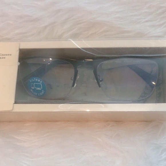 A New Day Women's Oval Blue Light Filtering Reading Glasses W/Soft Case +200 - Picture 2 of 11